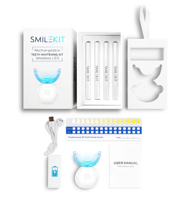 Teeth Whitening Wireless Charging Lamp Dental Instrument Kit